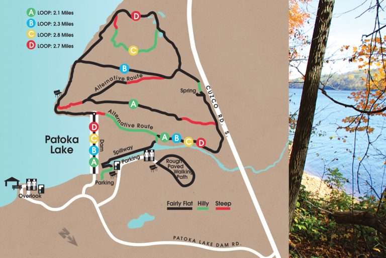 Patoka Lake Recreation Area Walking Hiking Biking More Visit   Patoka Lake Dam Trails 768x514 