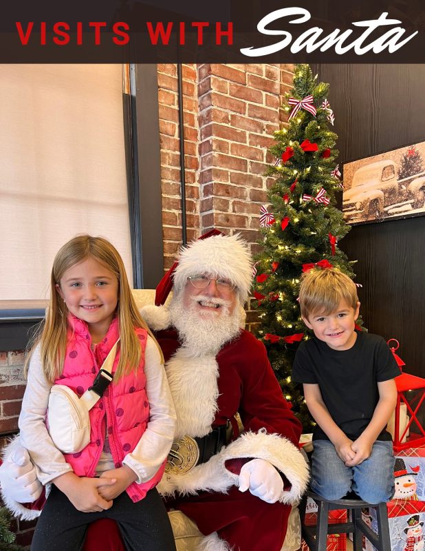 VISIT WITH SANTA (3) Visit with Santa on 4th Street in Huntingburg